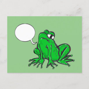 Carte Postale Caricature DO-IT-YOURSELF grenouille verte