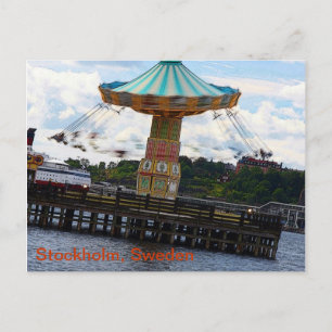 Carte Postale Caricature du jardin Tivoli