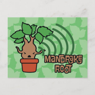 Carte Postale Caricature hurlant Mandrake Character Art