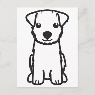 Carte Postale Caricature Norfolk Terrier Dog