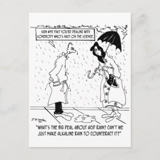 Carte Postale Caricature scientifique 7084