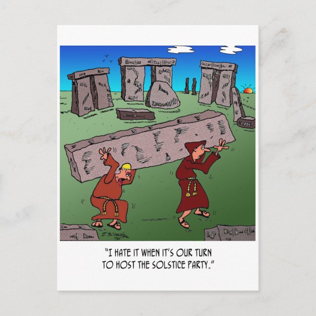 Carte Postale Caricature solstice 9494 (Devant)