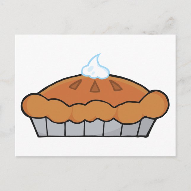 Carte Postale Caricature Thanksgiving Pie (Devant)