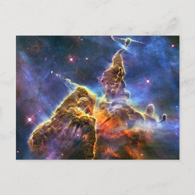 Carte Postale Carina Nebula Hubble Space (Devant)