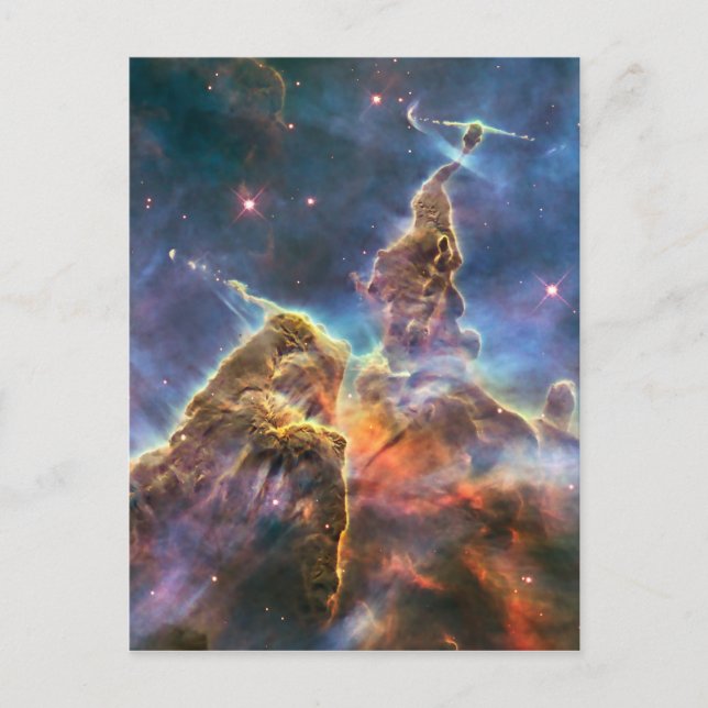 Carte Postale Carina Nebula par le télescope spatial Hubble (Devant)