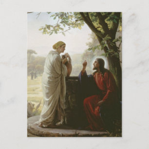 Carte Postale Carl Heinrich Bloch - Femme dans le puits