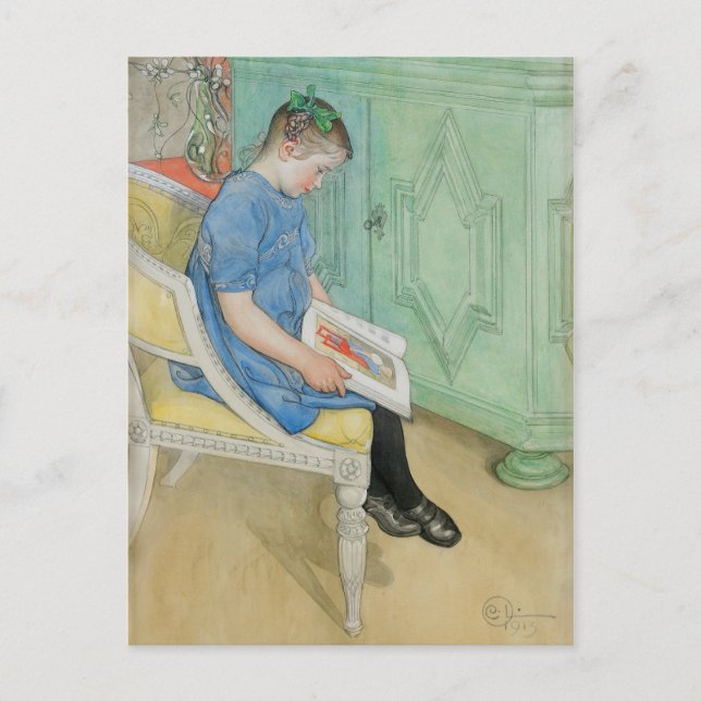 Carte Postale Carl Larsson - Anna-Johanna (Devant)
