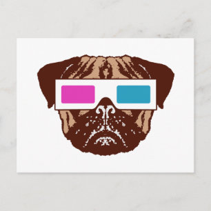 Carte Postale carlin 3D