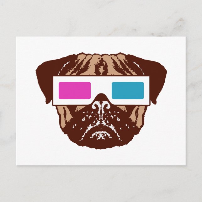 Carte Postale carlin 3D (Devant)