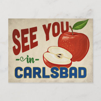 Carte Postale Carlsbad California Apple - Vintage voyage