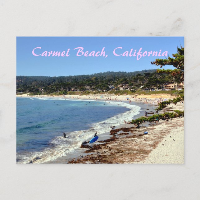 Carte postale Carmel Beach California (Devant)