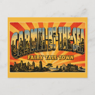 Carte Postale Carmel-by-the-Sea Californie ville de conte de fée