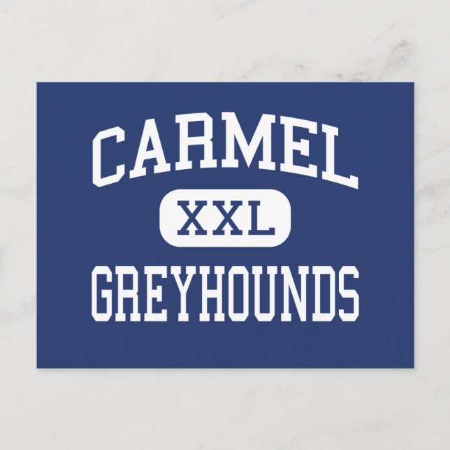 Carte Postale Carmel - Greyhounds - Lycée - Carmel Indiana (Devant)