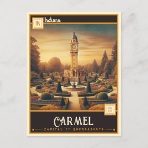 Carte Postale Carmel, Indiana   VINTAGE