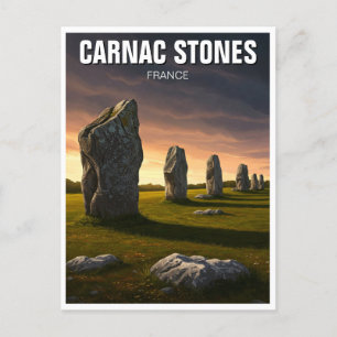 Carte Postale Carnac Stones France Travel