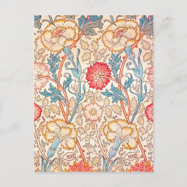 Carte Postale Carnation, William Morris (Devant)
