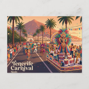 Carte Postale Carnaval de Tenerife Espagne