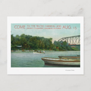 Carte Postale Carnaval et promotion du tournoi des pompiers
