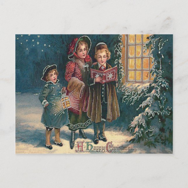 Carte Postale Caroleurs pour enfants adorables (Devant)