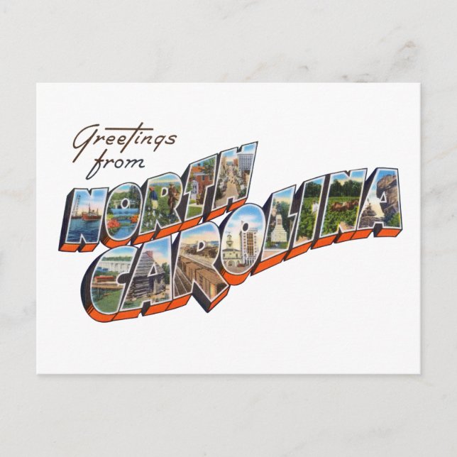 Carte Postale Caroline du Nord (Devant)