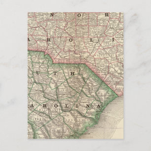 Carte Postale Caroline du Nord et Caroline du Sud 3