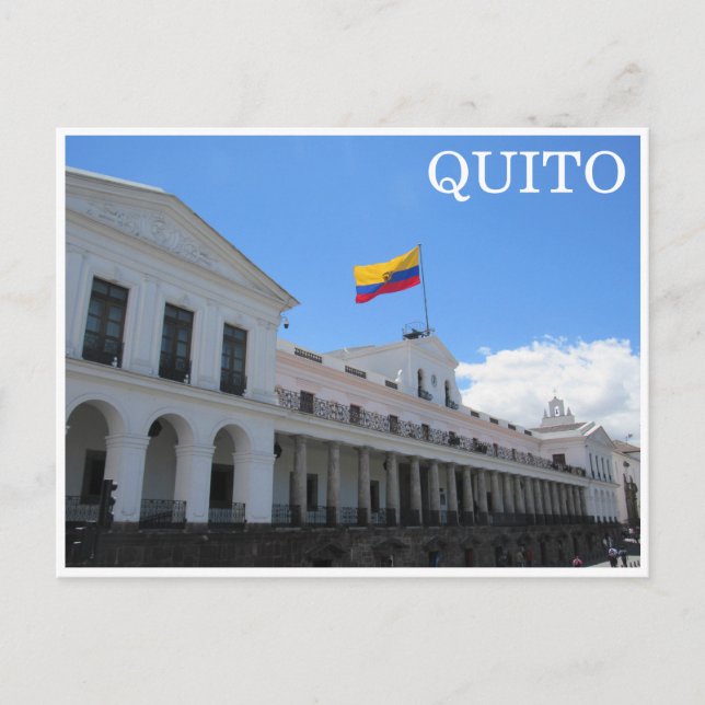 Carte Postale carondelet palace quito (Devant)