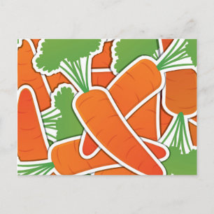 Carte Postale Carotte funky