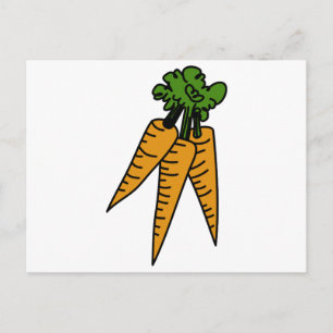Carte Postale Carottes