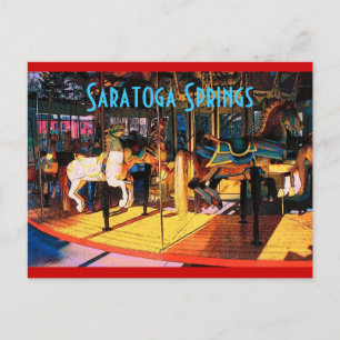 Carte postale Carousel Saratoga