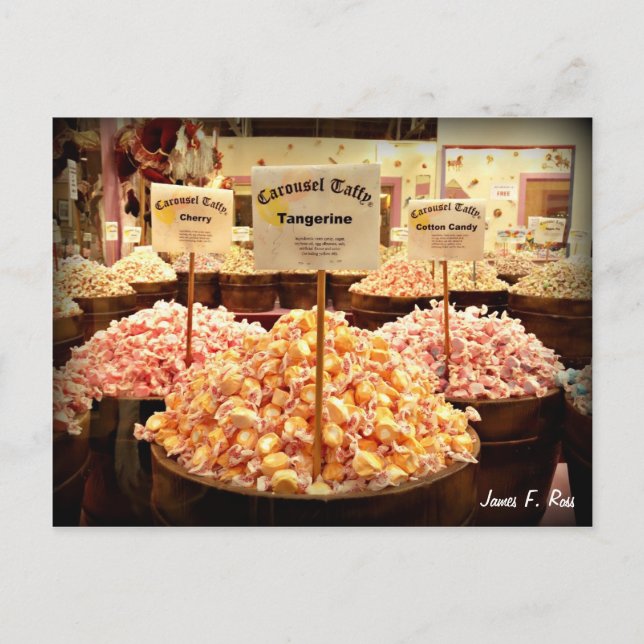 Carte Postale Carousel Taffy (Devant)