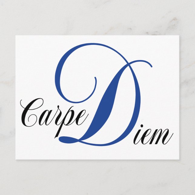 Carte Postale Carpe Diem (Devant)