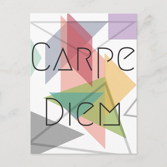 Carte postale Carpe Diem (Devant)