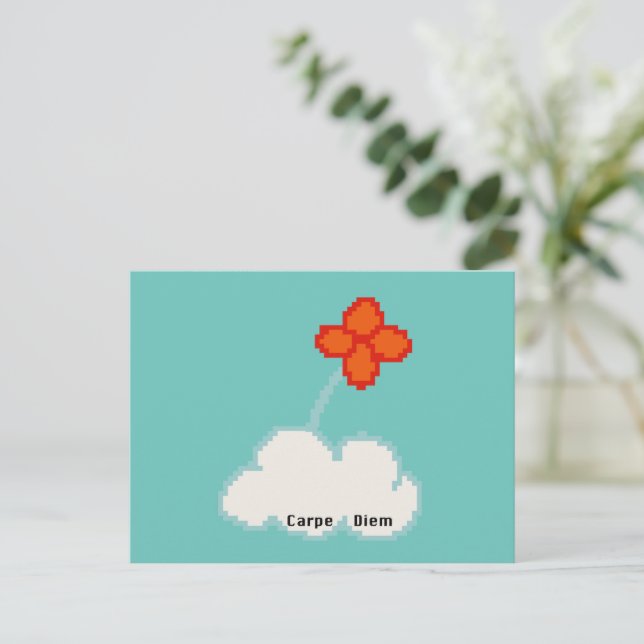 Carte Postale Carpe Diem (Debout devant)