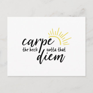 Carte Postale Carpe Diem