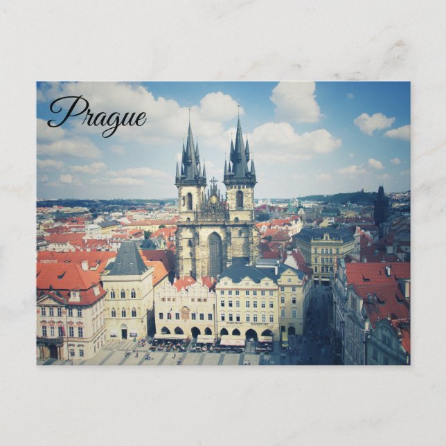 Carte Postale Carré de la vieille ville de Prague (Devant)