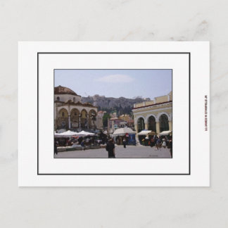 Carte Postale Carré de Monasteraki à Athènes, Grèce