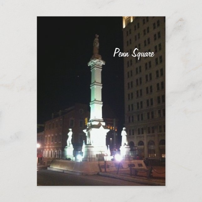 Carte Postale Carré de nuit (Devant)