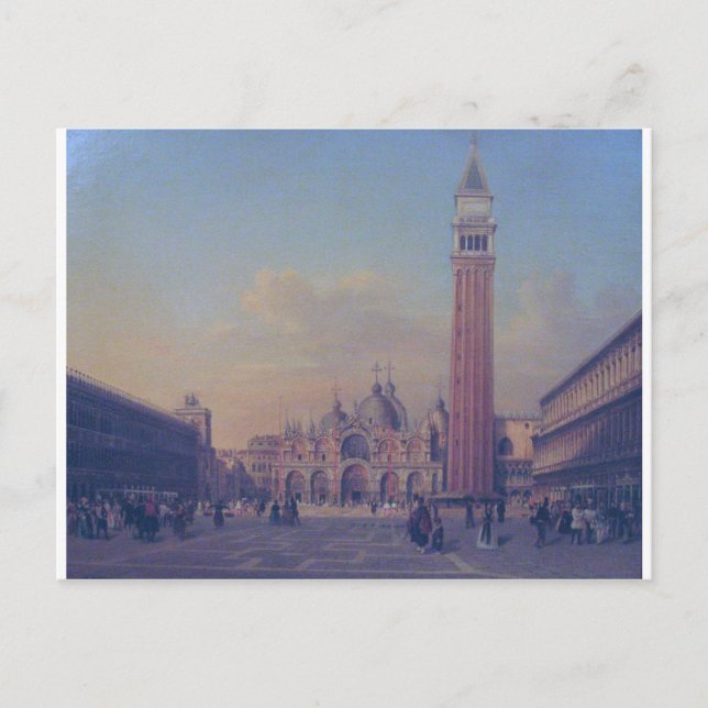Carte Postale Carré de Saint-Marc à Venise avec l'armée autrichi (Devant)