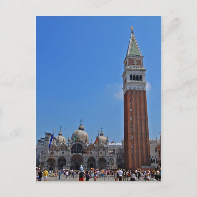 Carte Postale Carré de Saint-Marc, Venise (Devant)