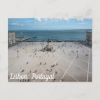 Carré du commerce d'en haut à Lisbonne, Portugal
