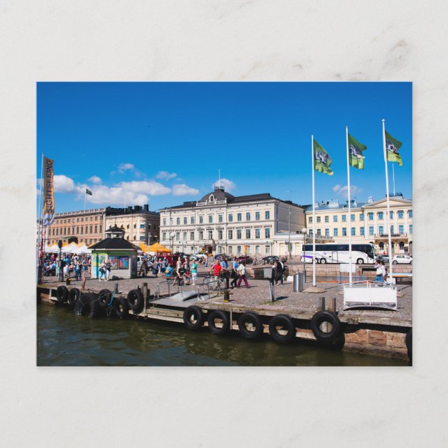 Carte Postale Carré du marché d'Helsinki (Devant)