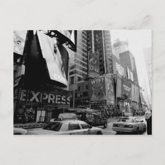 Carte Postale Carré du New York Times noir