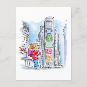 Carte Postale Carré du Times, New York