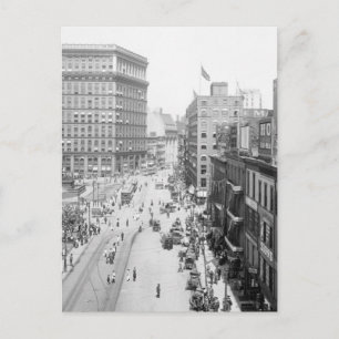 Carte Postale Carré public, Cleveland : 1915