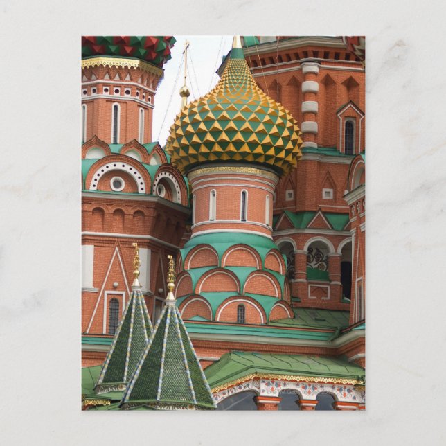 Carte Postale Carré rouge à Moscou, Russie. Photographié sur un (Devant)