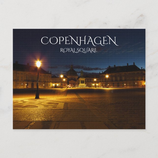 Carte Postale Carré royal de Copenhague (Devant)