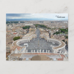 Carte Postale Carré Saint-Pierre Rome Italie