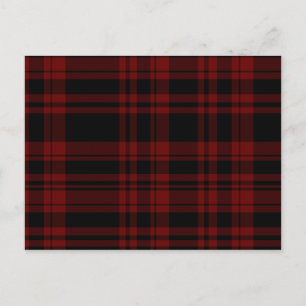 Carte Postale Carreaux rouge sang Punky