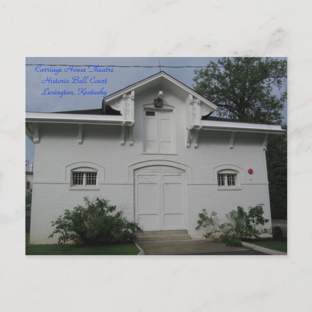 Carte Postale Carriage House Theatre home de Studio Playes (Devant)