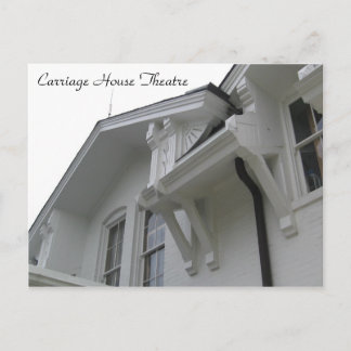 Carte Postale Carriage House Théâtre vue de style architecture